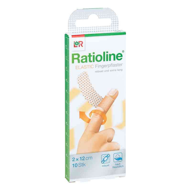 Ratioline elastic Fingerverband 2x12 cm 10 stk von Lohmann & Rauscher GmbH & Co.KG PZN 01805349