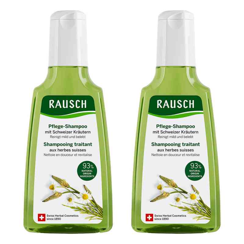 Rausch Pflege-Shampoo Mit Schweizer Kräutern 2x200 ml von RAUSCH (Deutschland) GmbH PZN 08104898