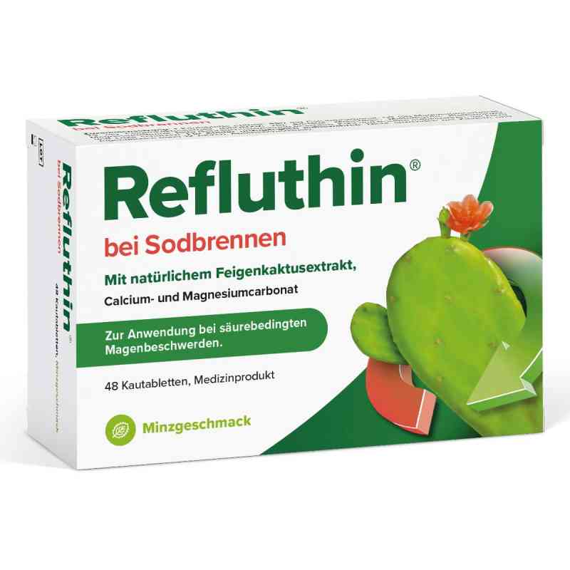 Refluthin Bei Sodbrennen Kautabletten Minze 48 stk von Dr.Willmar Schwabe GmbH & Co.KG PZN 16011365
