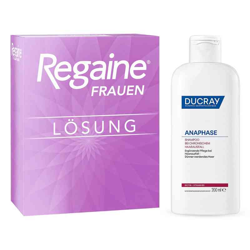 Regaine Frauen Lösung (3x60 ml) + Ducray Anaphase Shampoo 1 Set von  PZN 08107517