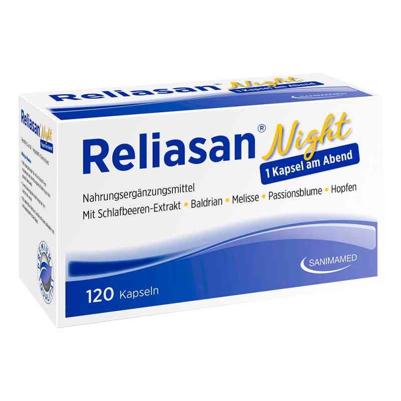 Reliasan Night Kapseln 120 stk von Green Offizin S.r.l. PZN 14050881