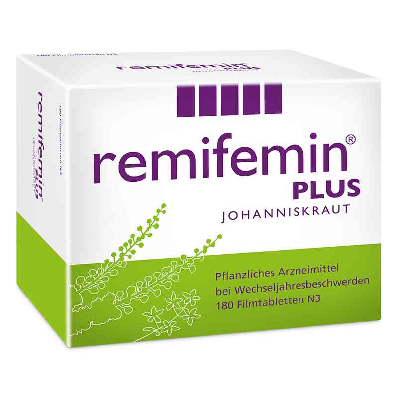 Remifemin plus Johanniskraut Filmtabletten 180 stk von MEDICE Arzneimittel Pütter GmbH& PZN 16156069