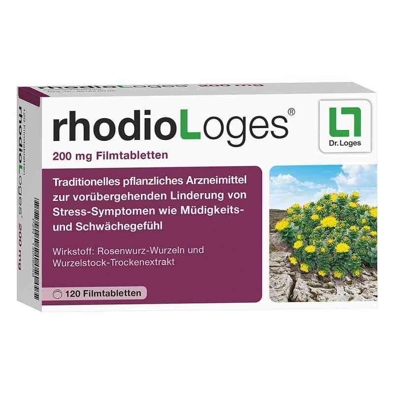 rhodioLoges 200 mg - Rosenwurz Filmtabletten 120 stk von Dr. Loges + Co. GmbH PZN 14006259