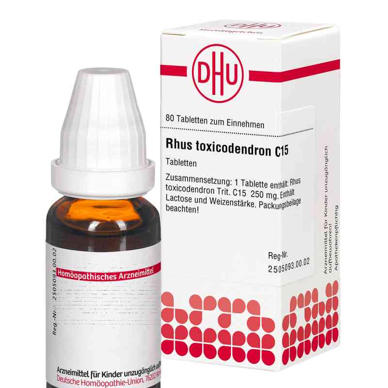 Rhus Tox. C15 Tabletten 80 stk von DHU-Arzneimittel GmbH & Co. KG PZN 07178965