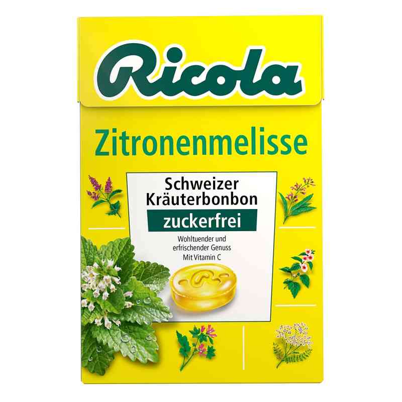 Ricola ohne Zucker Box Zitronenmelisse Bonbons 50 g von Queisser Pharma GmbH & Co. KG PZN 03648782