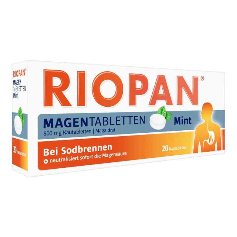 Riopan Magen Tabletten Mint 20 stk von DR. KADE Pharmazeutische Fabrik  PZN 07110186