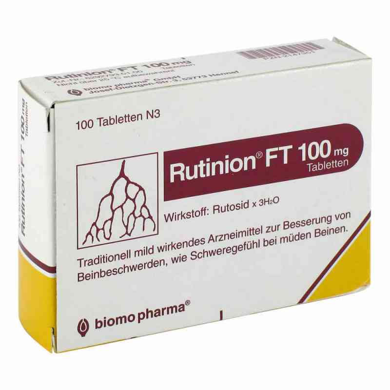 Rutinion FT 100mg 100 stk von biomo pharma GmbH PZN 02147351