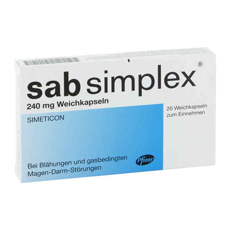 Sab simplex 240 mg Weichkapseln 20 stk von Pfizer Pharma GmbH PZN 09422553
