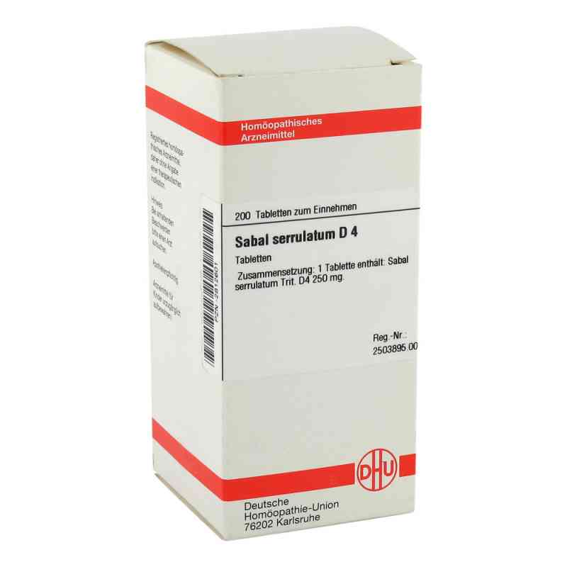 Sabal Serrul. D4 Tabletten 200 stk von DHU-Arzneimittel GmbH & Co. KG PZN 02812601