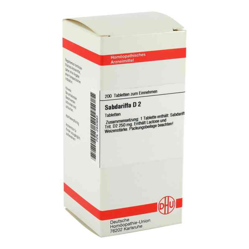 Sabdariffa D2 Tabletten 200 stk von DHU-Arzneimittel GmbH & Co. KG PZN 02930683