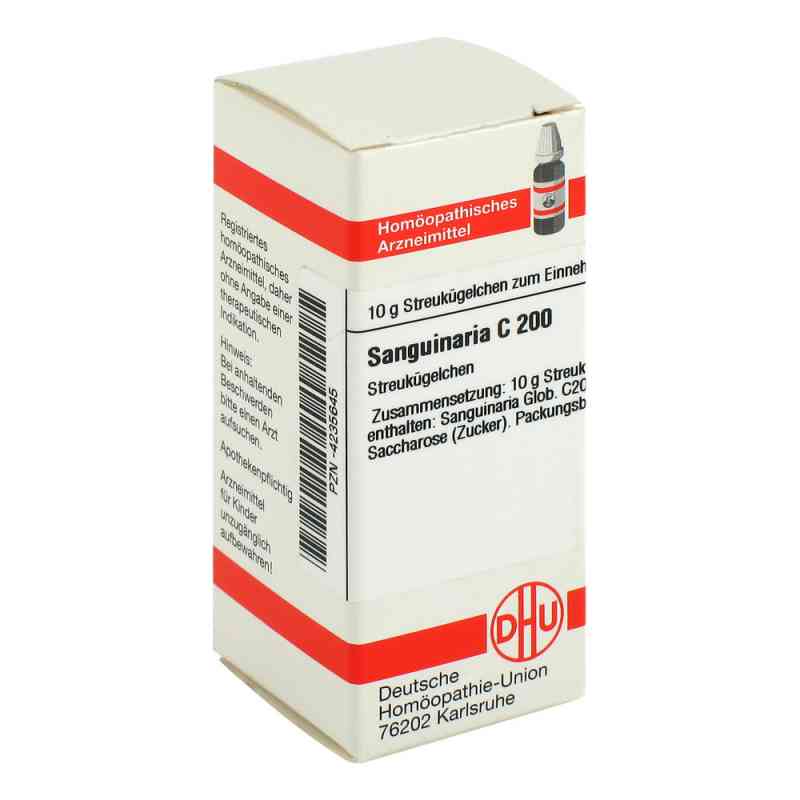Sanguinaria C200 Globuli 10 g von DHU-Arzneimittel GmbH & Co. KG PZN 04235645