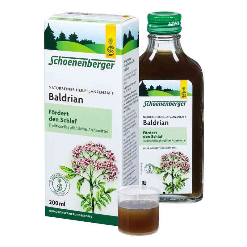 Schoenenberger Naturreiner Heilpflanzensaft Baldrian 200 ml von SALUS Pharma GmbH PZN 00692067