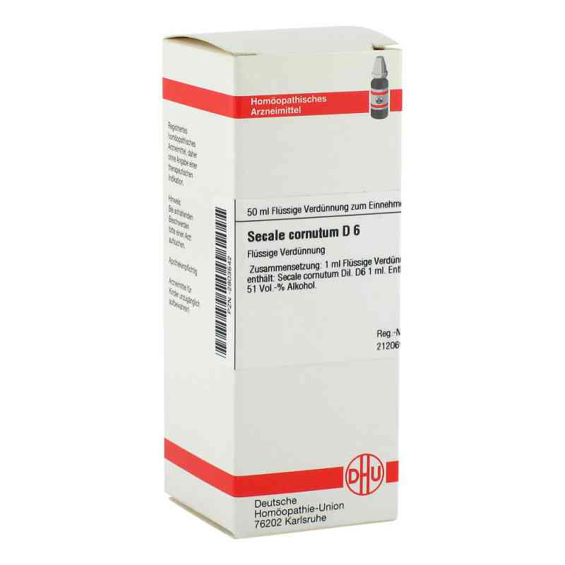Secale Cornutum D6 Dilution 50 ml von DHU-Arzneimittel GmbH & Co. KG PZN 02803542