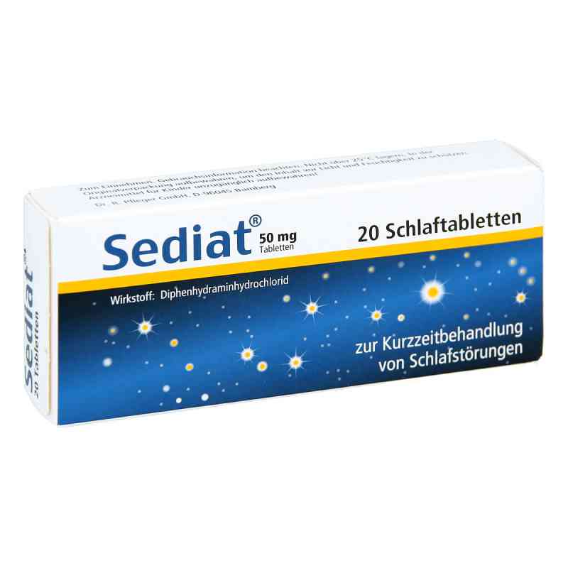 Sediat 50mg 20 stk von Dr. Pfleger Arzneimittel GmbH PZN 03280595