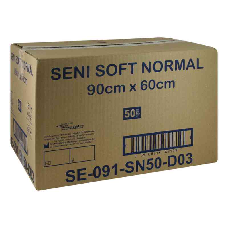 Seni Soft Normal Krankenunterlage 60x90 cm 50 stk von TZMO Deutschland GmbH PZN 11554799