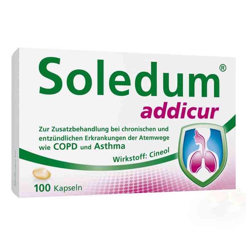Soledum addicur 200 mg magensaftresistent Weichkapseln 100 stk von MCM KLOSTERFRAU Vertr. GmbH PZN 15889373