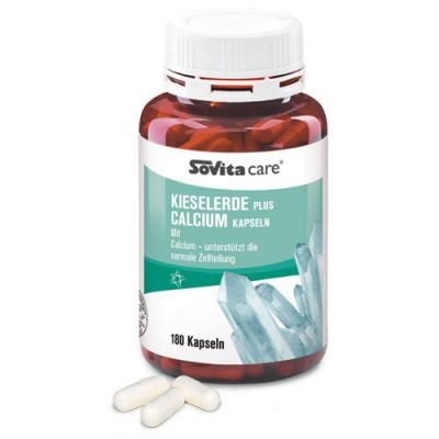 Sovita care Kieselerde plus Calcium Kapseln 180 stk von ascopharm GmbH PZN 05025631