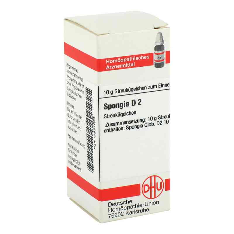 Spongia D2 Globuli 10 g von DHU-Arzneimittel GmbH & Co. KG PZN 02931688