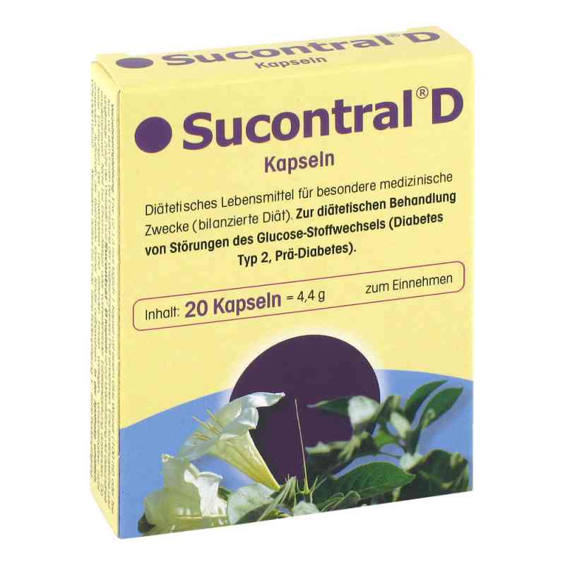 Sucontral D Diabetiker Kapseln 20 stk von Harras Pharma Curarina Arzneimit PZN 00619550
