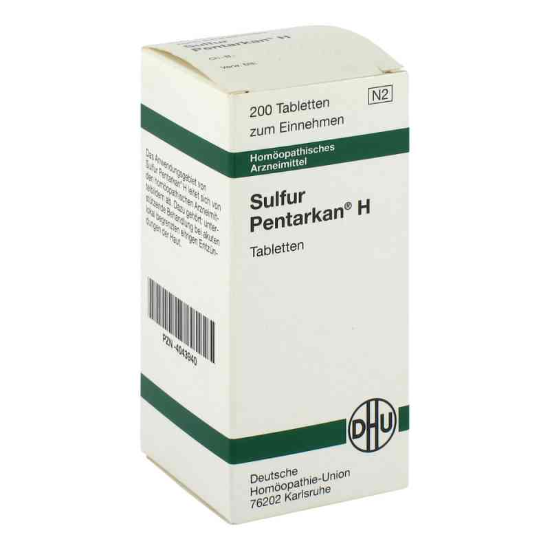 Sulfur Pentarkan H Tabletten 200 stk von DHU-Arzneimittel GmbH & Co. KG PZN 04043940
