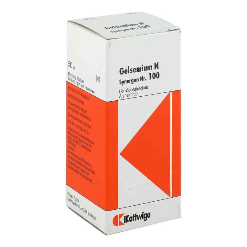 Synergon 100 Gelsemium N Tropfen 50 ml von Kattwiga Arzneimittel GmbH PZN 03575178