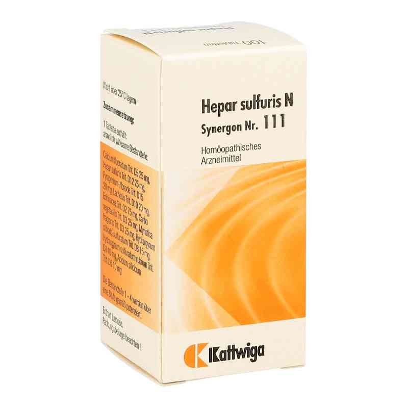Synergon 111 Hepar sulf. N Tabletten 100 stk von Kattwiga Arzneimittel GmbH PZN 04905548