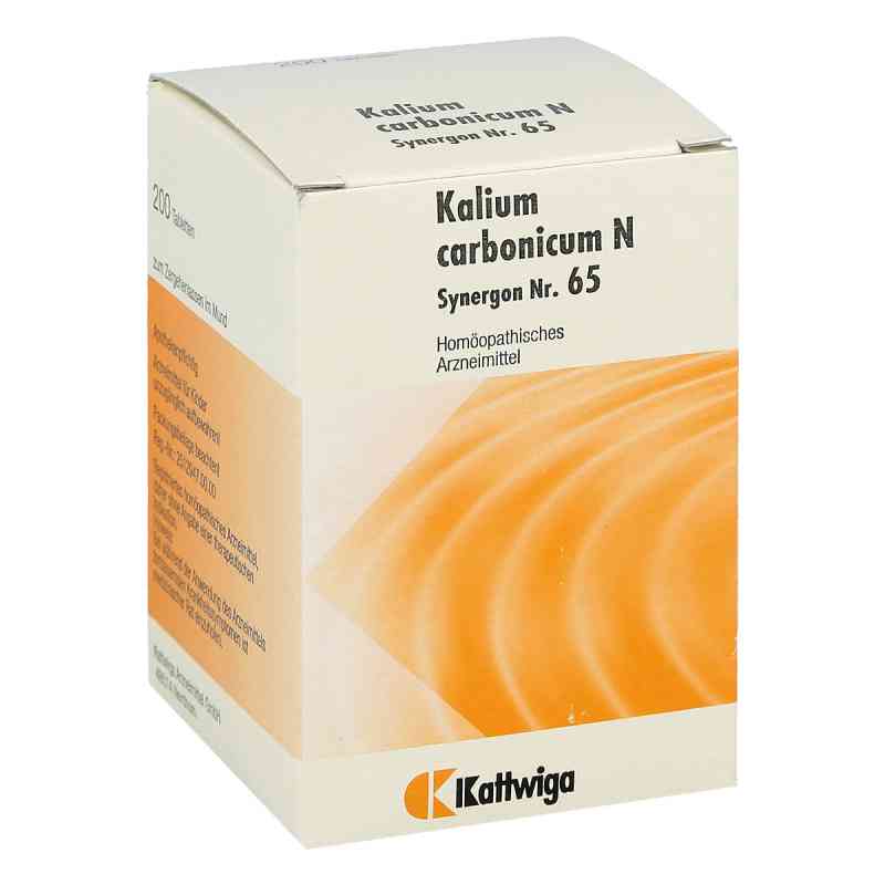 Synergon 65 Kalium carb. N Tabletten 200 stk von Kattwiga Arzneimittel GmbH PZN 03633734