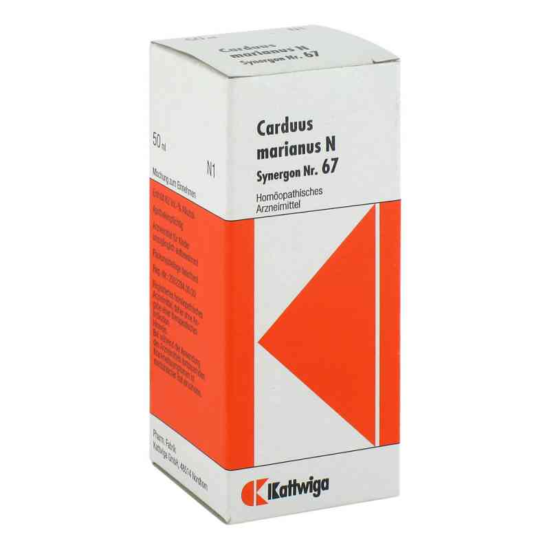 Synergon 67 Carduus marzipan N Tropfen 50 ml von Kattwiga Arzneimittel GmbH PZN 03574813