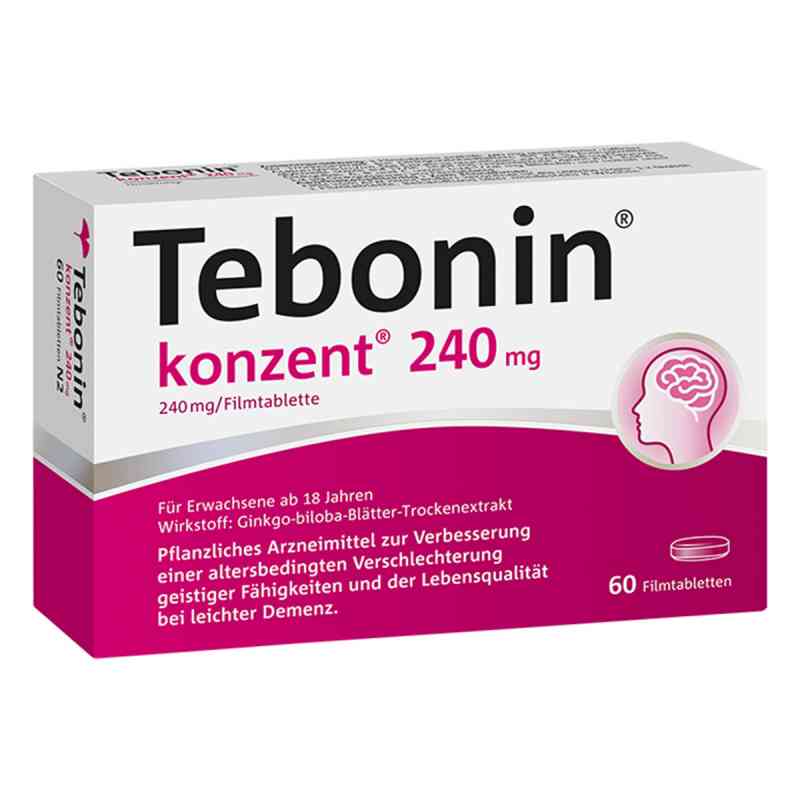 Tebonin konzent 240mg 60 stk von Dr.Willmar Schwabe GmbH & Co.KG PZN 07752039