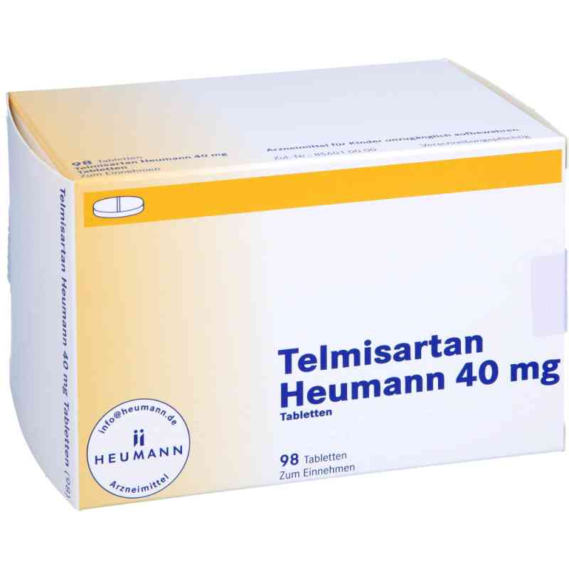 Telmisartan Heumann 40 mg Tabletten 98 stk von HEUMANN PHARMA GmbH & Co. Generica KG PZN 15864752