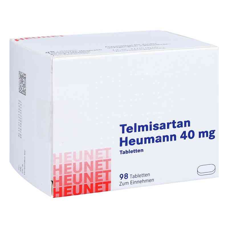 Telmisartan Heumann 40 mg Tabletten Heunet 98 stk von Heunet Pharma GmbH PZN 14211663