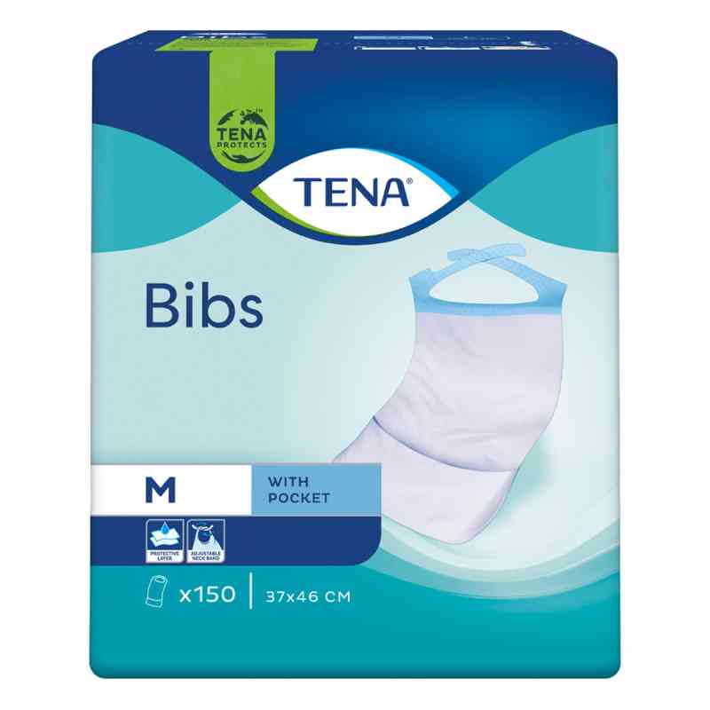 Tena Bibs Medium 37x46 Cm 150 stk von Essity Germany GmbH PZN 17614456