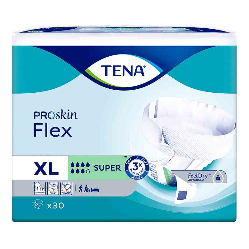 Tena Flex Super extra large 3X30 stk von Essity Germany GmbH PZN 00183331