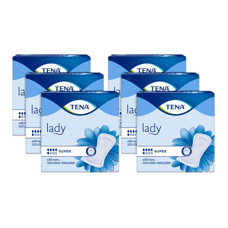 Tena Lady super Einlagen 6X30 stk von Essity Germany GmbH PZN 01675527