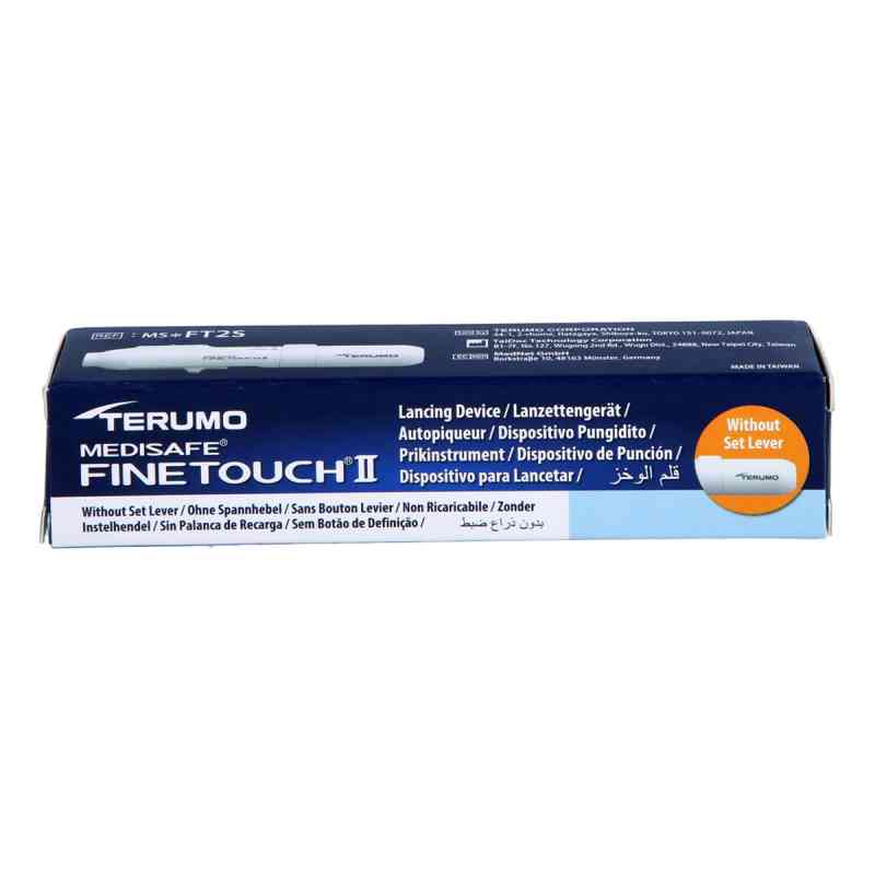 Terumo Medisafe Finetouch 2 Lanzettengerät ohne Hebel 1 stk von MeDiTa-Diabetes GmbH PZN 11228999