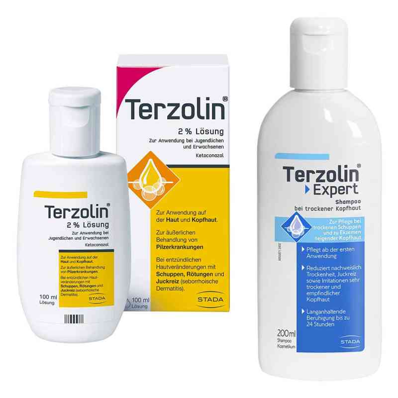 Terzolin Lösung 2% + Expert Shampoo bei trockener Kopfhaut 1 stk von STADA Consumer Health Deutschland GmbH PZN 08103206