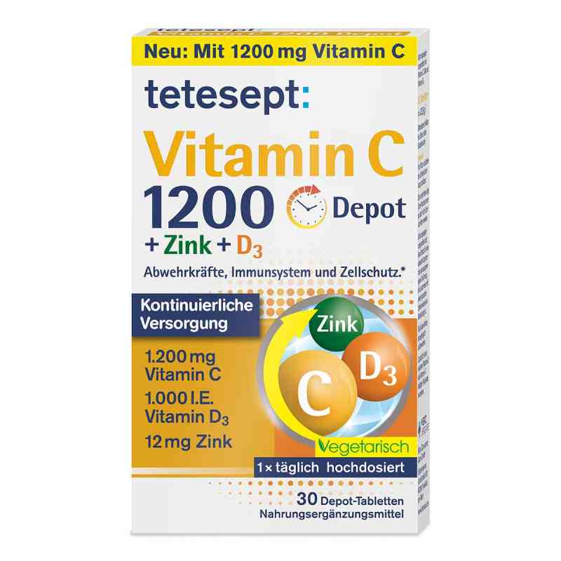 Tetesept Vitamin C 1.200mg + Zink+D3 Depot Tabletten 30 stk von Merz Consumer Care GmbH PZN 18458550