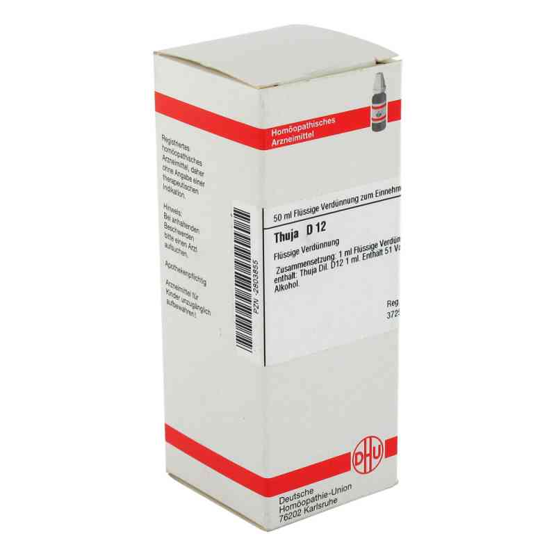 Thuja D12 Dilution 50 ml von DHU-Arzneimittel GmbH & Co. KG PZN 02803855