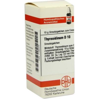 Thyreoidinum D10 Globuli 10 g von DHU-Arzneimittel GmbH & Co. KG PZN 07182406