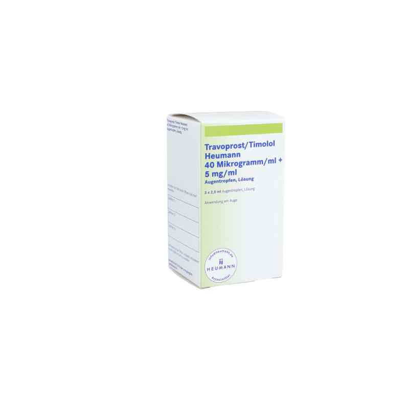 Travoprost/timolol Heumann 40 [my]g/ml+5 mg/ml Atr 3X2.5 ml von HEUMANN PHARMA GmbH & Co. Generica KG PZN 14063843