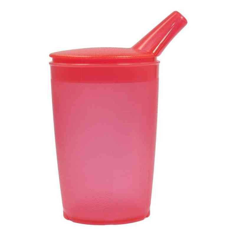 Trinkbecher-set Standard rot mit Deck.f.Tee und Brei 1 Pck von LUDWIG BERTRAM GmbH PZN 01230819