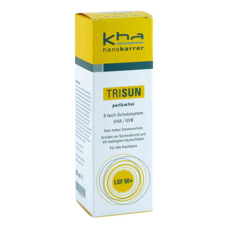 Trisun Sonnenschutzgel Lsf 50+ parfümfrei 100 ml von Hans Karrer GmbH PZN 06562118