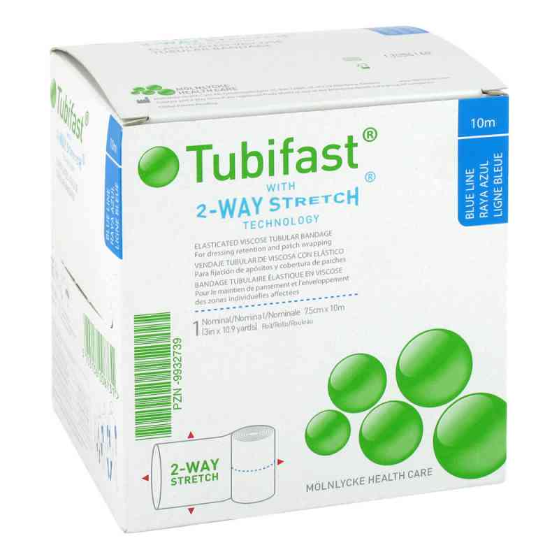 Tubifast 2-way-stretch 7,5cmx10m blau Schlauchv. 1 stk von Mölnlycke Health Care GmbH PZN 09932739