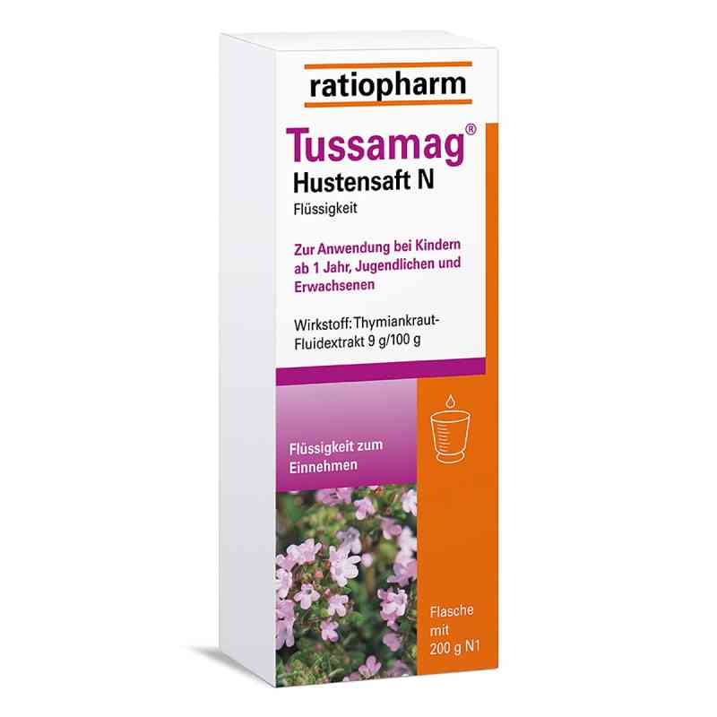Tussamag Hustensaft N 200 g von ratiopharm GmbH PZN 04424501