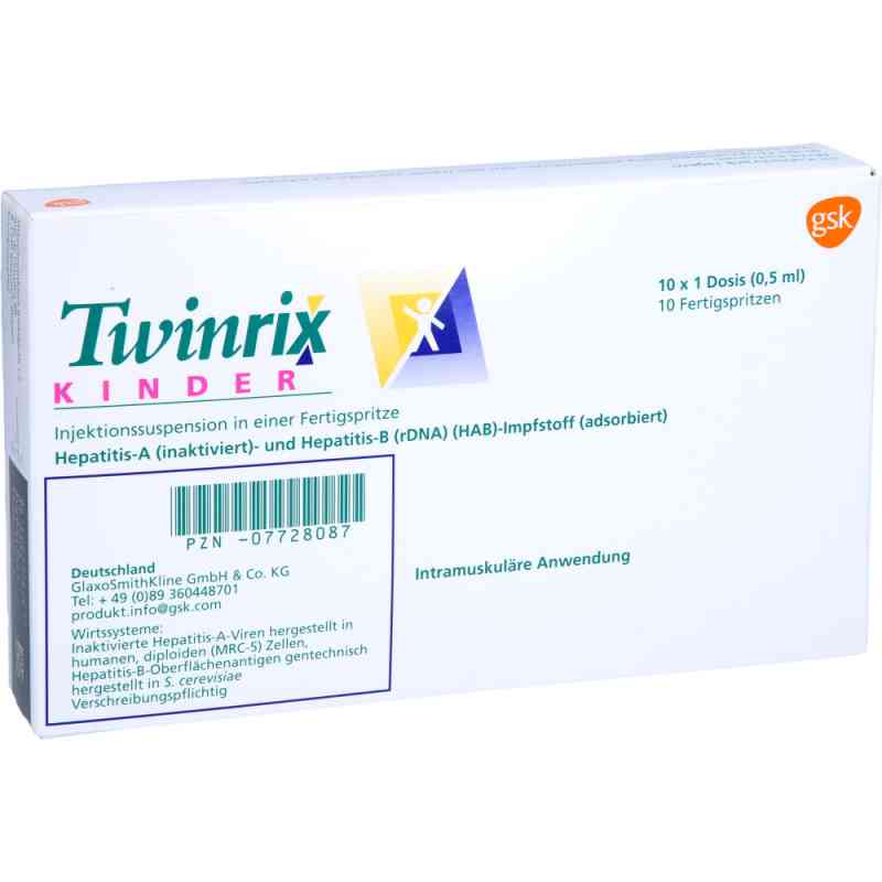 Twinrix Kinder 10X1 stk von GlaxoSmithKline GmbH & Co. KG PZN 07728087