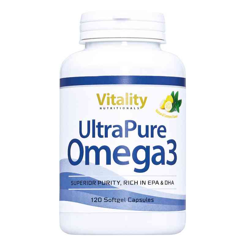 Ultrapure Omega 3 1000mg mit 400mg Epa + 300mg Dha 120 stk von Vision Healthcare B.V. PZN 18053468