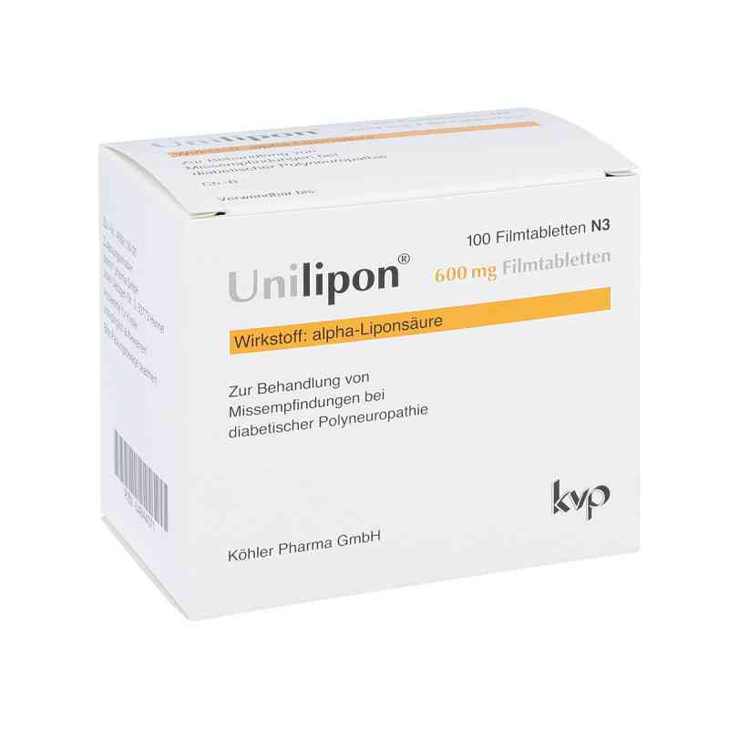 Unilipon 600mg 100 stk von Köhler Pharma GmbH PZN 04644071