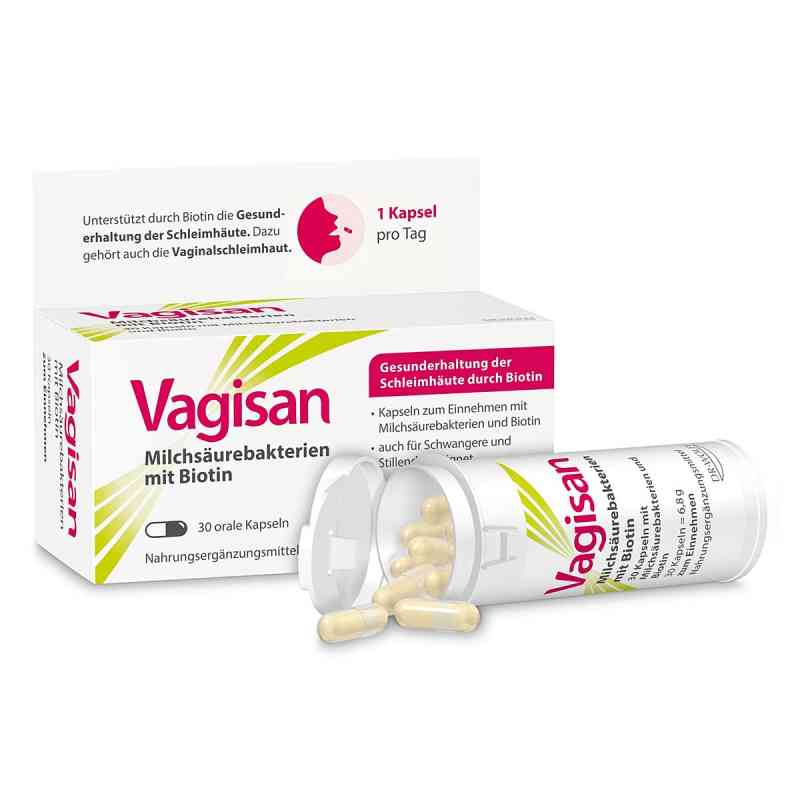 Vagisan Milchsäurebakterien mit Biotin Kapseln 30 stk von Dr. August Wolff GmbH & Co.KG Arzneimittel PZN 19335708
