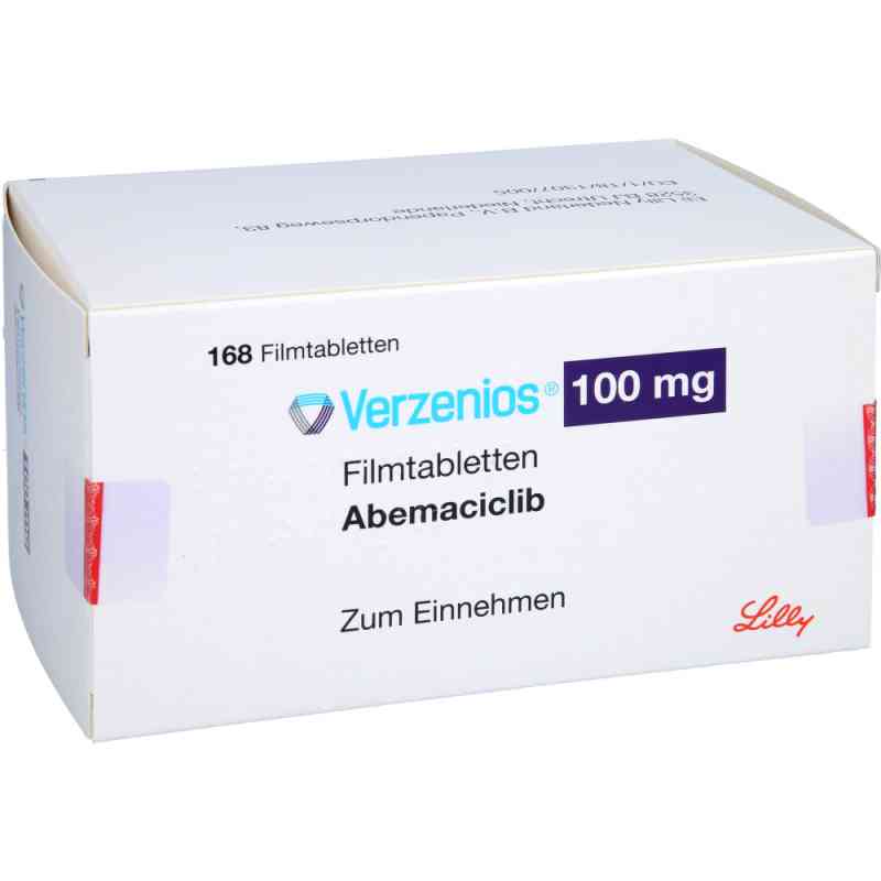 Verzenios 100 mg Filmtabletten 168 stk von LILLY DEUTSCHLAND GmbH PZN 14376097