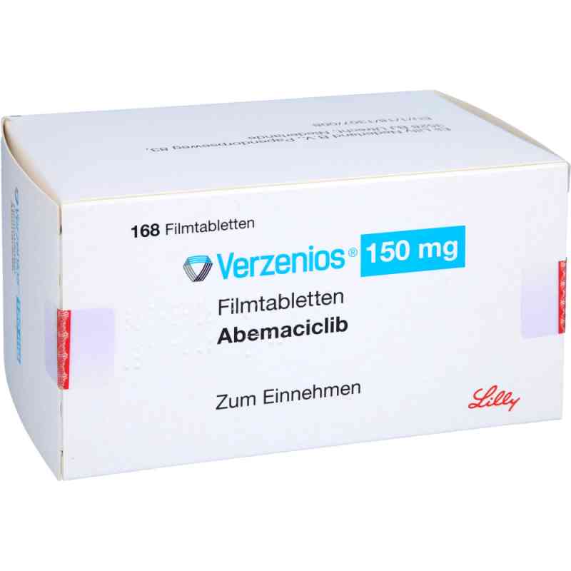 Verzenios 150 mg Filmtabletten 168 stk von LILLY DEUTSCHLAND GmbH PZN 14376105